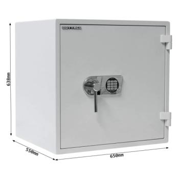 Rottner Wertschutzschrank EN2 Diamant Fire PO100 Elektronikschloss lichtgrau T05919